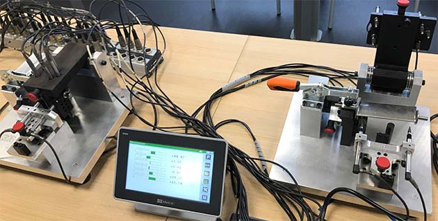 Multi-dimension inspection of jet engine blades by probing