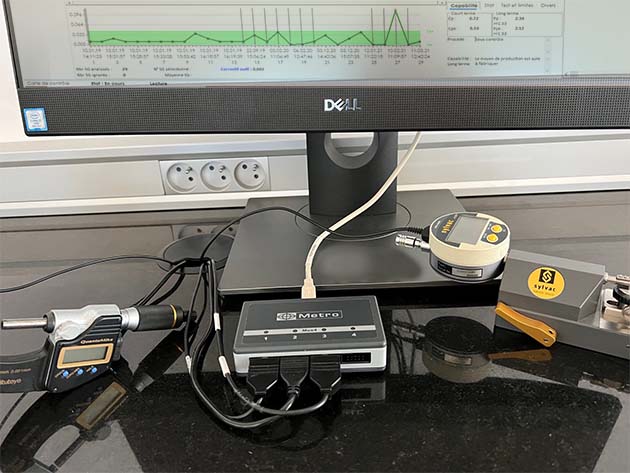 Acquisition of measurements from various instruments via Metro multiplexers