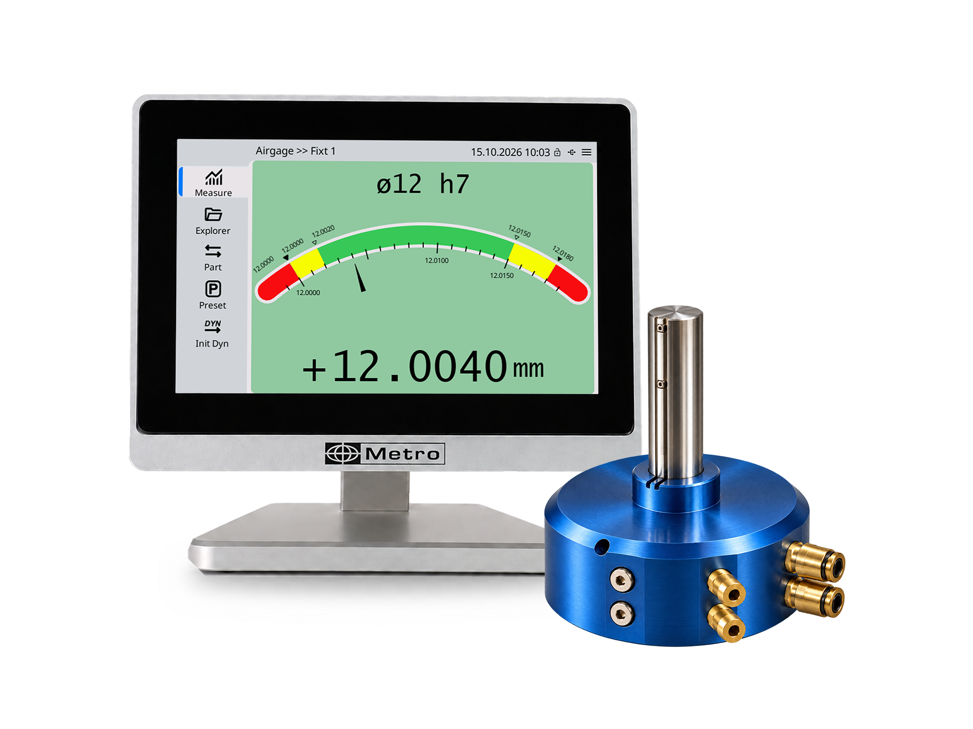 M5 Display for Air Gauging