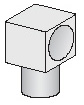 8 mm Peg mounting block for lever probe- (ref 81301-1)