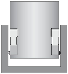 Fig. 2 – Mesure de diamètres extérieurs en milieu confiné