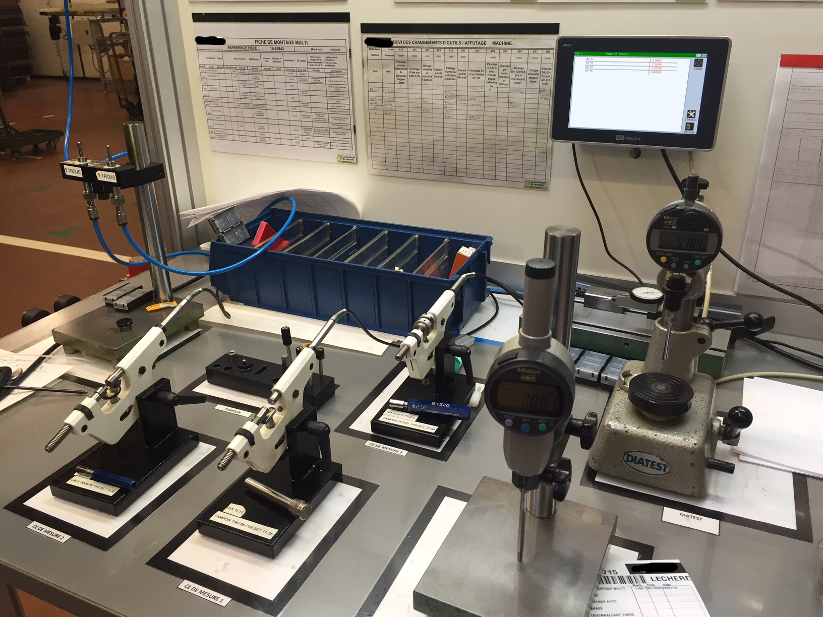 Digitalization of measuring instruments in production - Metro